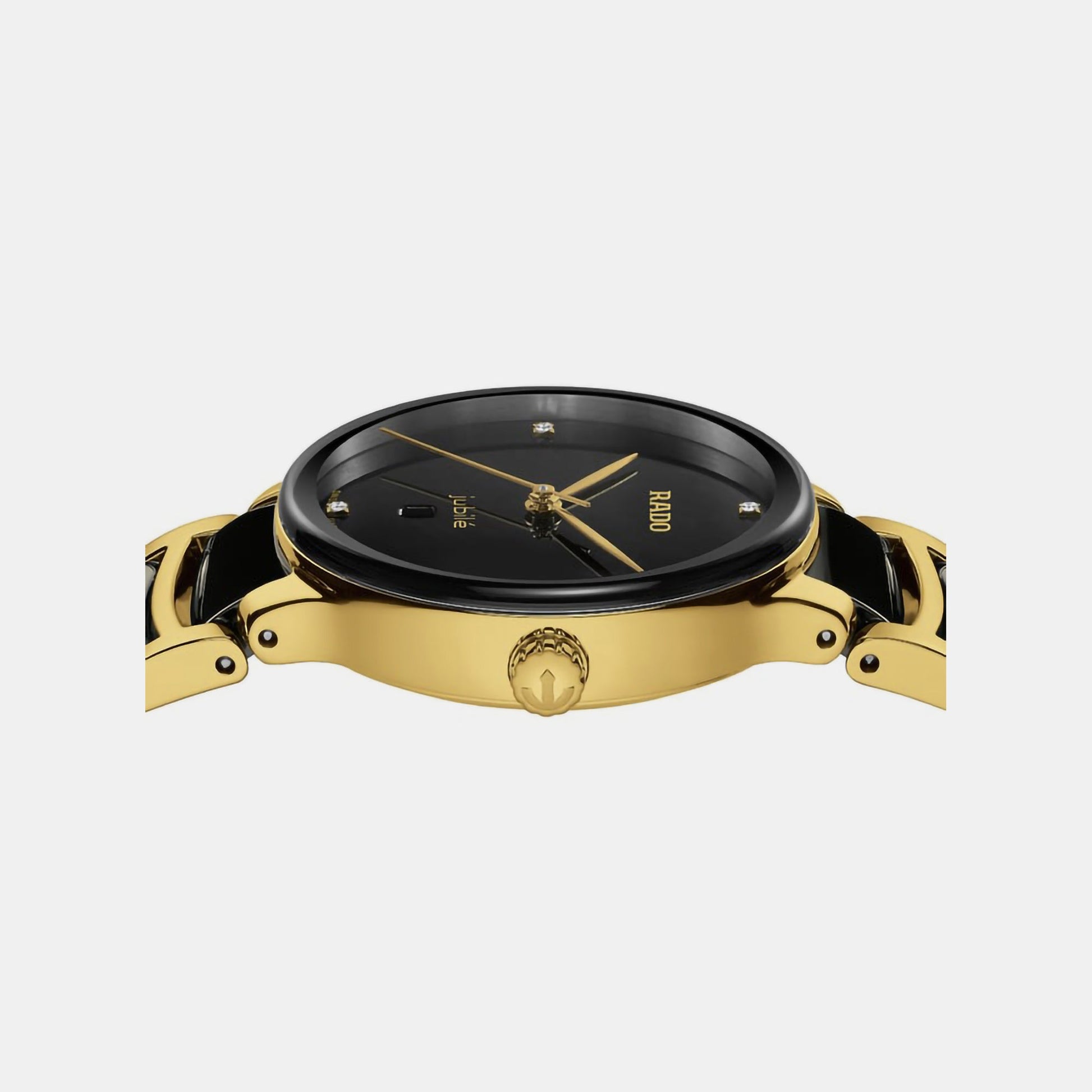 Centrix Women Quartz Black Dial Analog Ceramic Watch R30025712