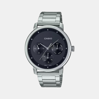 Enticer Men Quartz Black Dial Chronograph Stainless Steel Watch A1934
