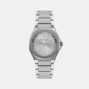 Andrea Women Quartz Silver Dial Analog Stainless Steel Watch AX4606
