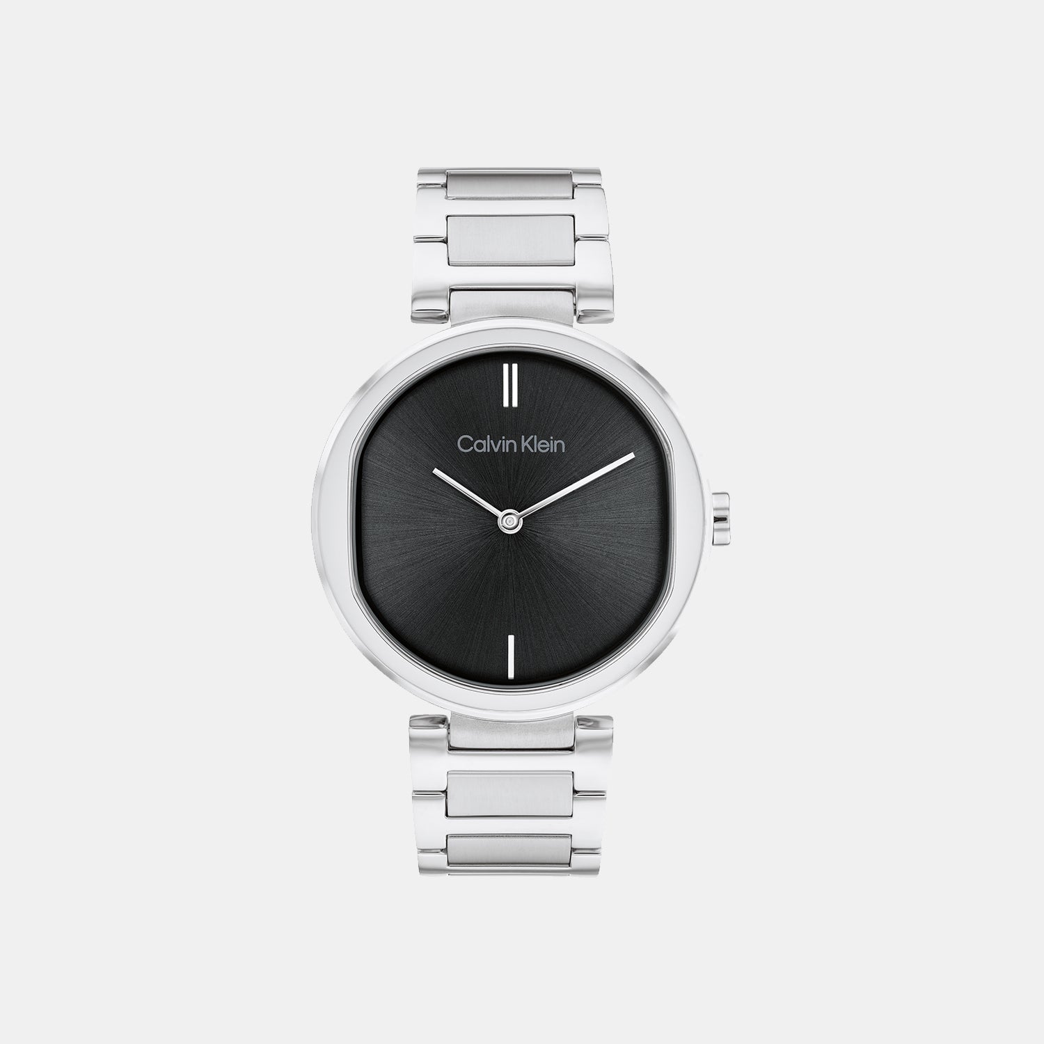 Ck Sensation Women Quartz Black Dial Analog Stainless Steel Watch 25200249