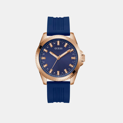 Champ Men Quartz Blue Dial Analog Silicone Watch GW0639G3