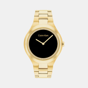 Admire Women Quartz Black Dial Analog Stainless Steel Watch 25200367