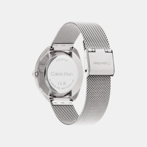 Ck Adorn Women Quartz Blush Dial Analog Mesh Watch 25200269