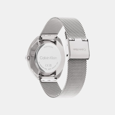 Ck Adorn Women Quartz Blush Dial Analog Mesh Watch 25200269