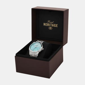 Heritage Women Automatic Blue Dial Analog Stainless Steel Watch ME3245