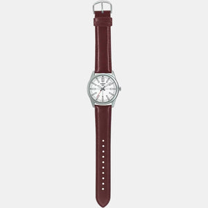 Enticer Men Quartz White Dial Analog Leather Watch A1954