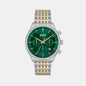Gregor Men Quartz Green Dial Chronograph Stainless Steel Watch 1514081