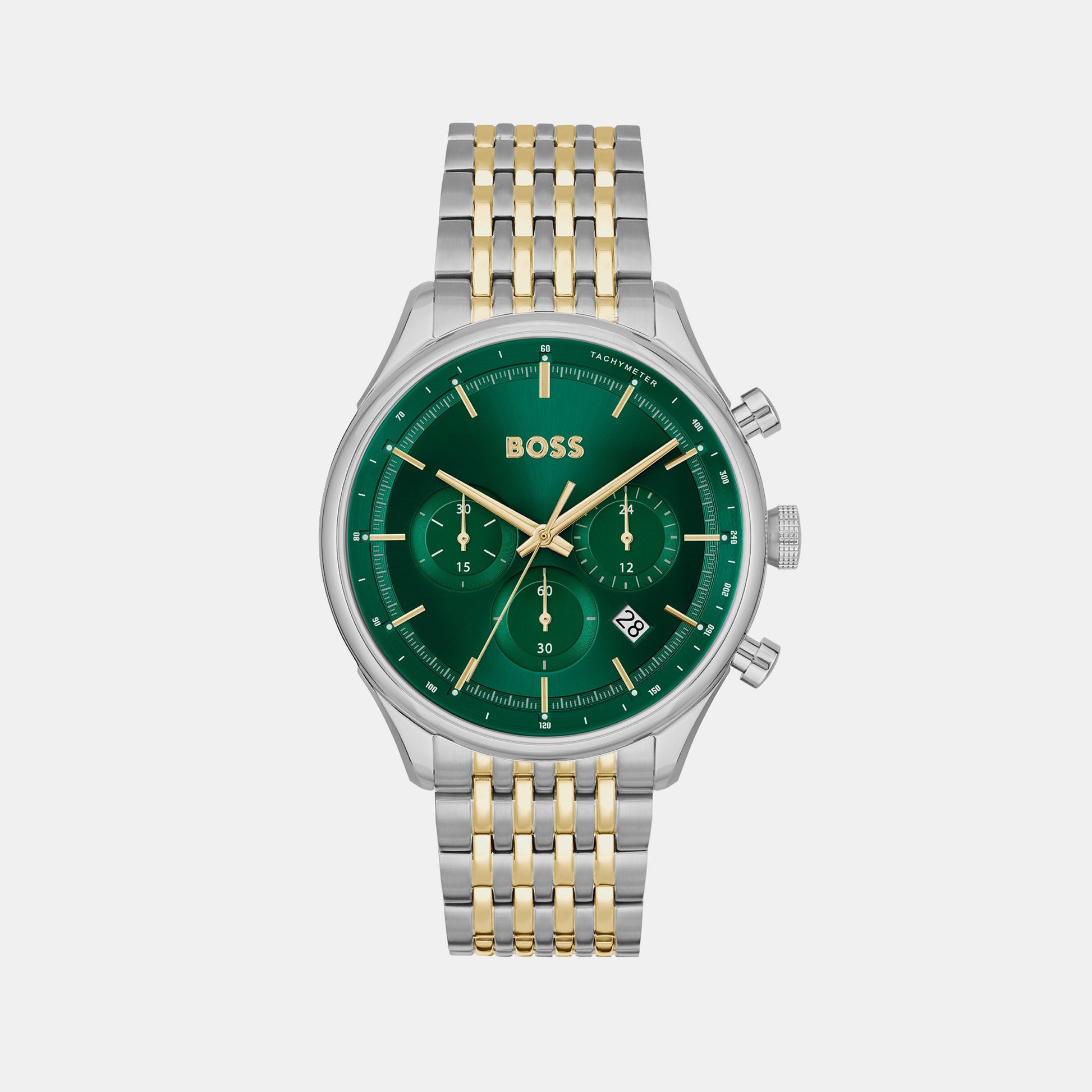 Gregor Men Quartz Green Dial Chronograph Stainless Steel Watch 1514081