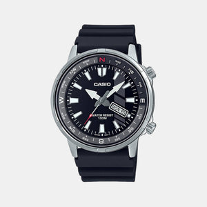 Enticer Men Quartz Black Dial Analog Resin Watch A2115