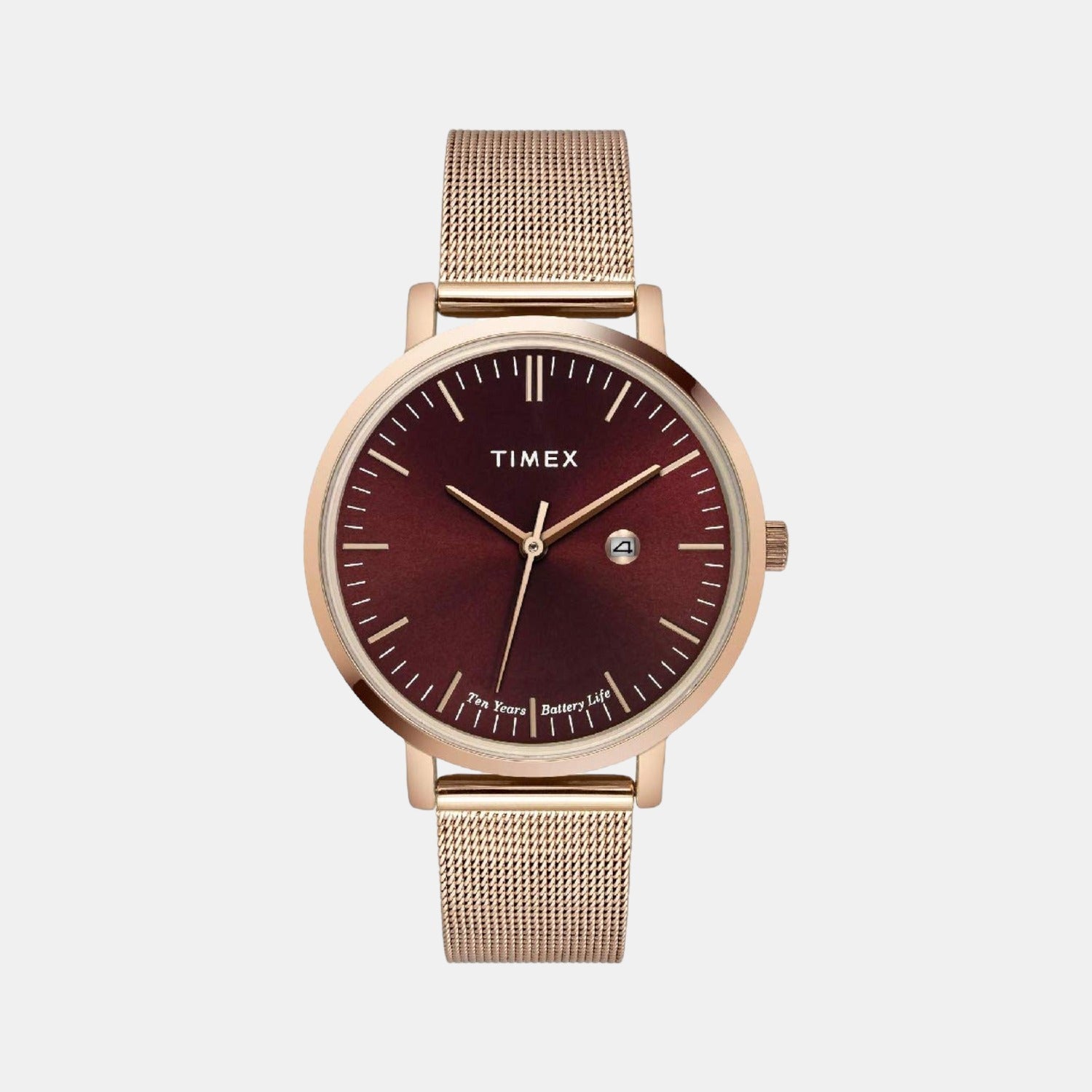 Empera Women Quartz Red Dial Analog Stainless Steel Watch TWEL12904
