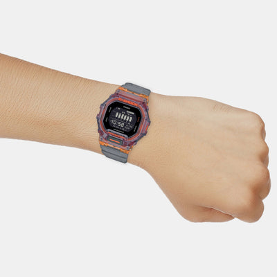 G-Shock Men Quartz Orange Dial Digital Resin Watch G1195
