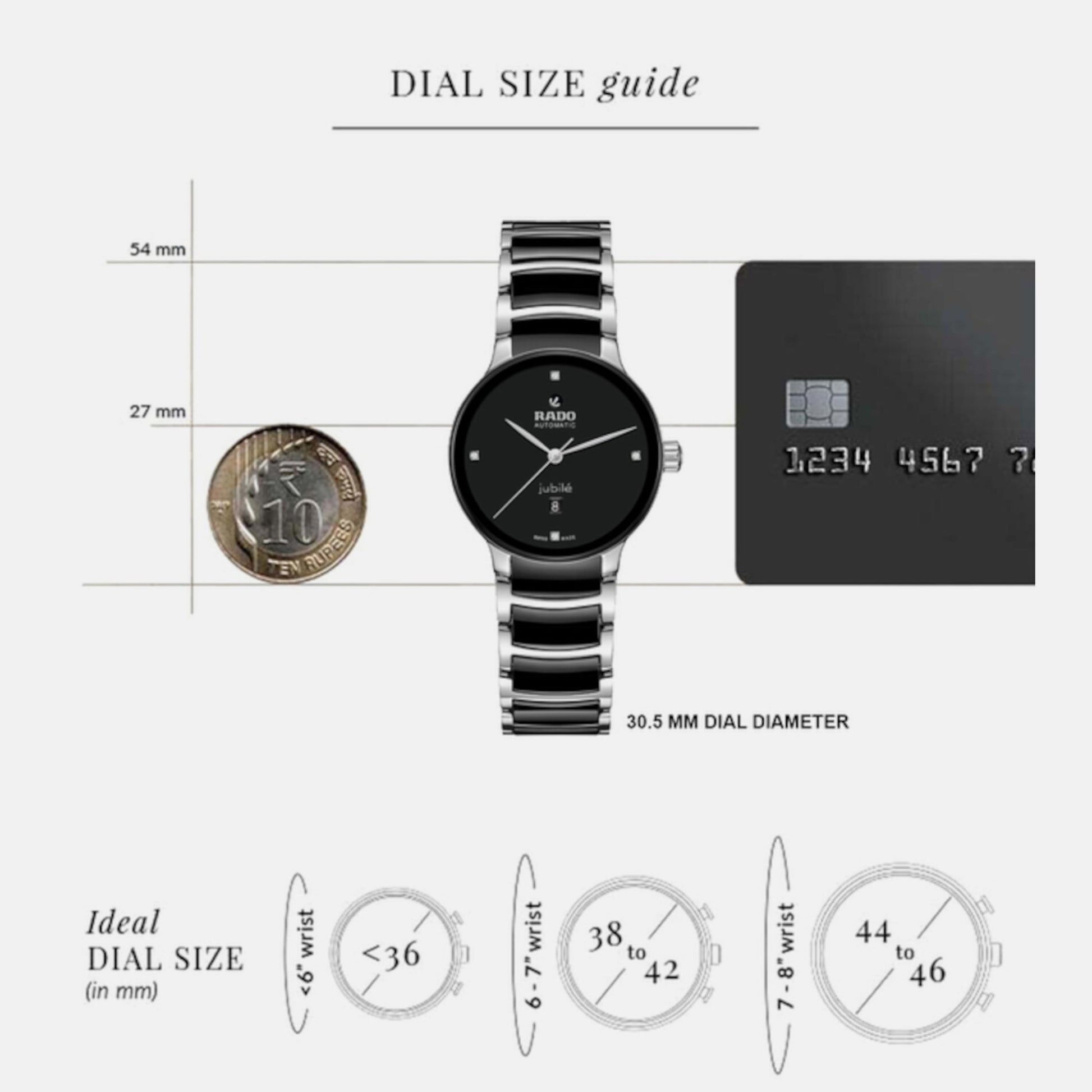 Centrix Unisex Automatic Black Dial Analog Stainless Steel Watch R30020712