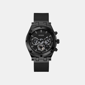 Continental Men Quartz Black Dial Chronograph Stainless Steel Watch GW0582G3