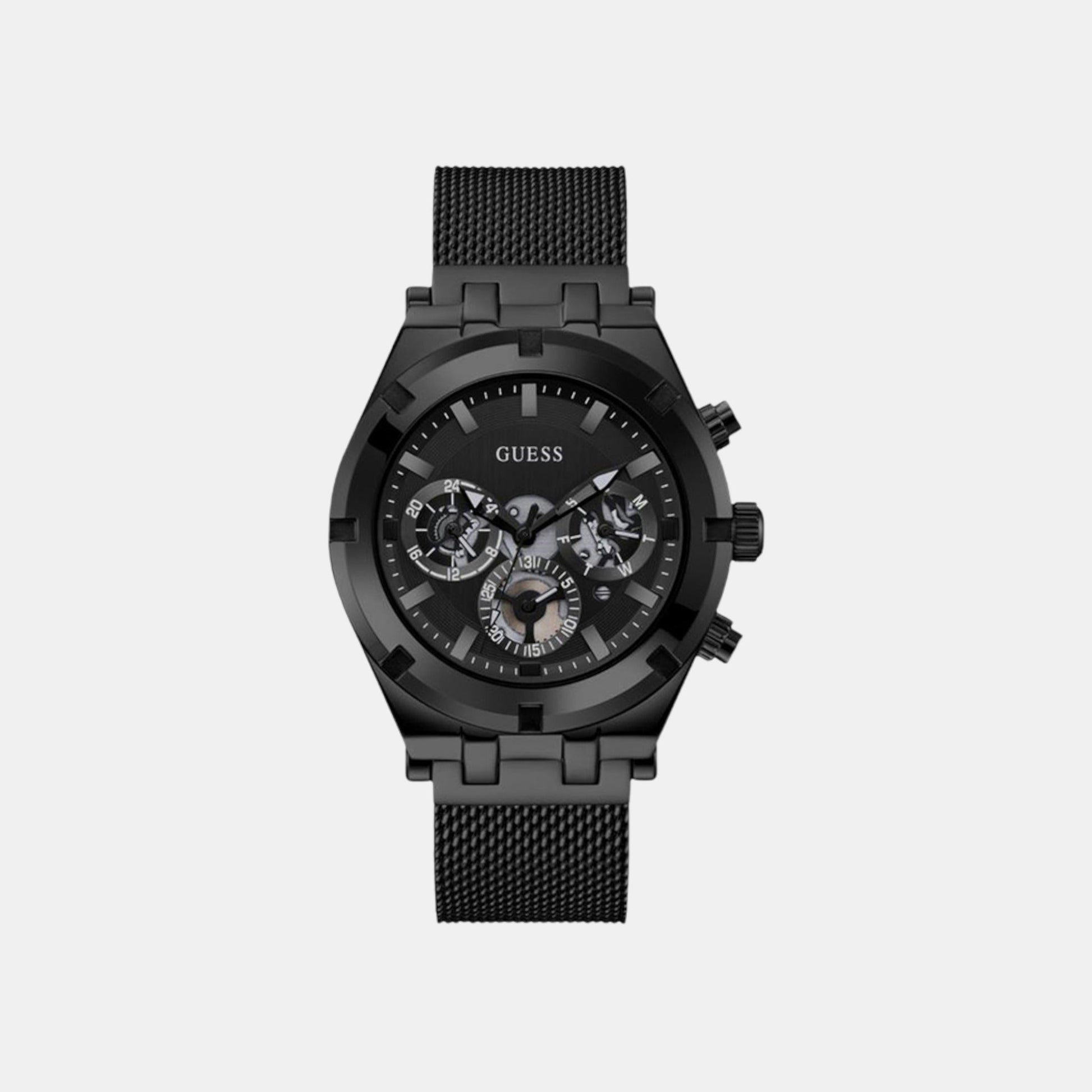 Continental Men Quartz Black Dial Chronograph Stainless Steel Watch GW0582G3