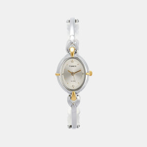 Classics Women Quartz Silver Dial Analog Stainless Steel Watch LK21