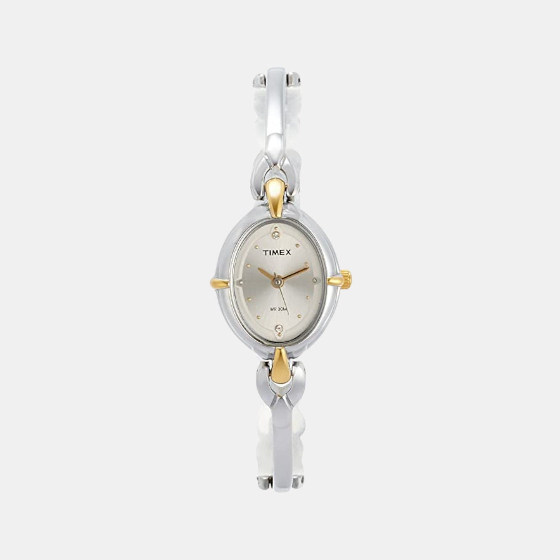 Classics Women Quartz Silver Dial Analog Stainless Steel Watch LK21