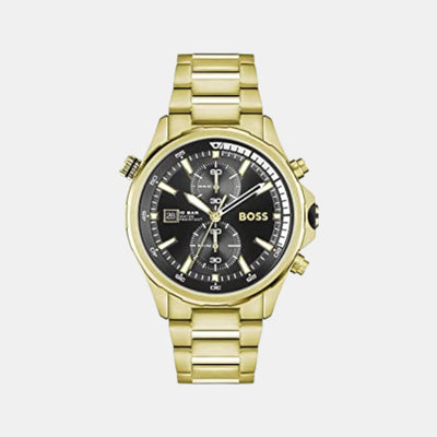 Globetrotter Men Quartz Black Dial Chronograph Stainless Steel Watch 1513932