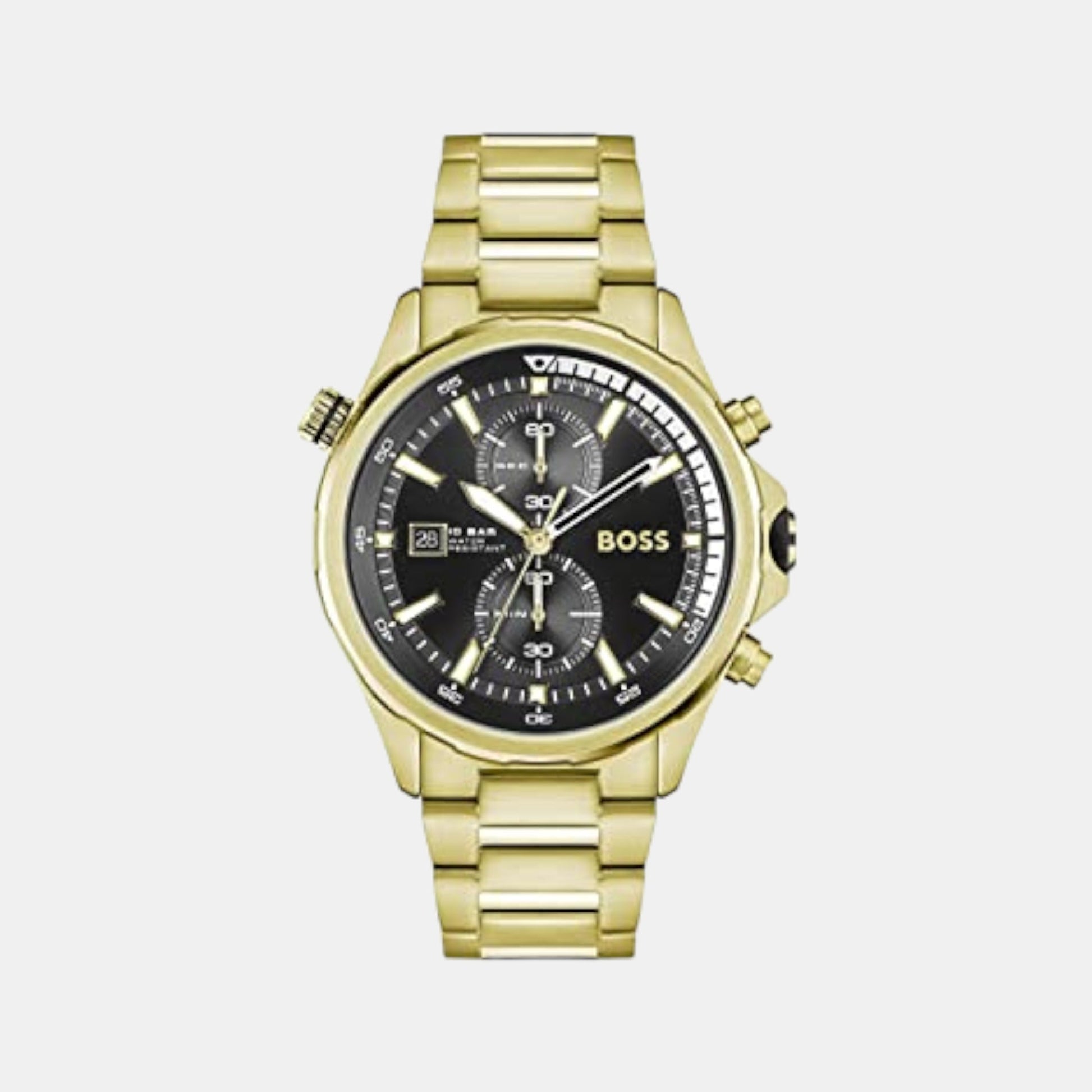 Globetrotter Men Quartz Black Dial Chronograph Stainless Steel Watch 1513932
