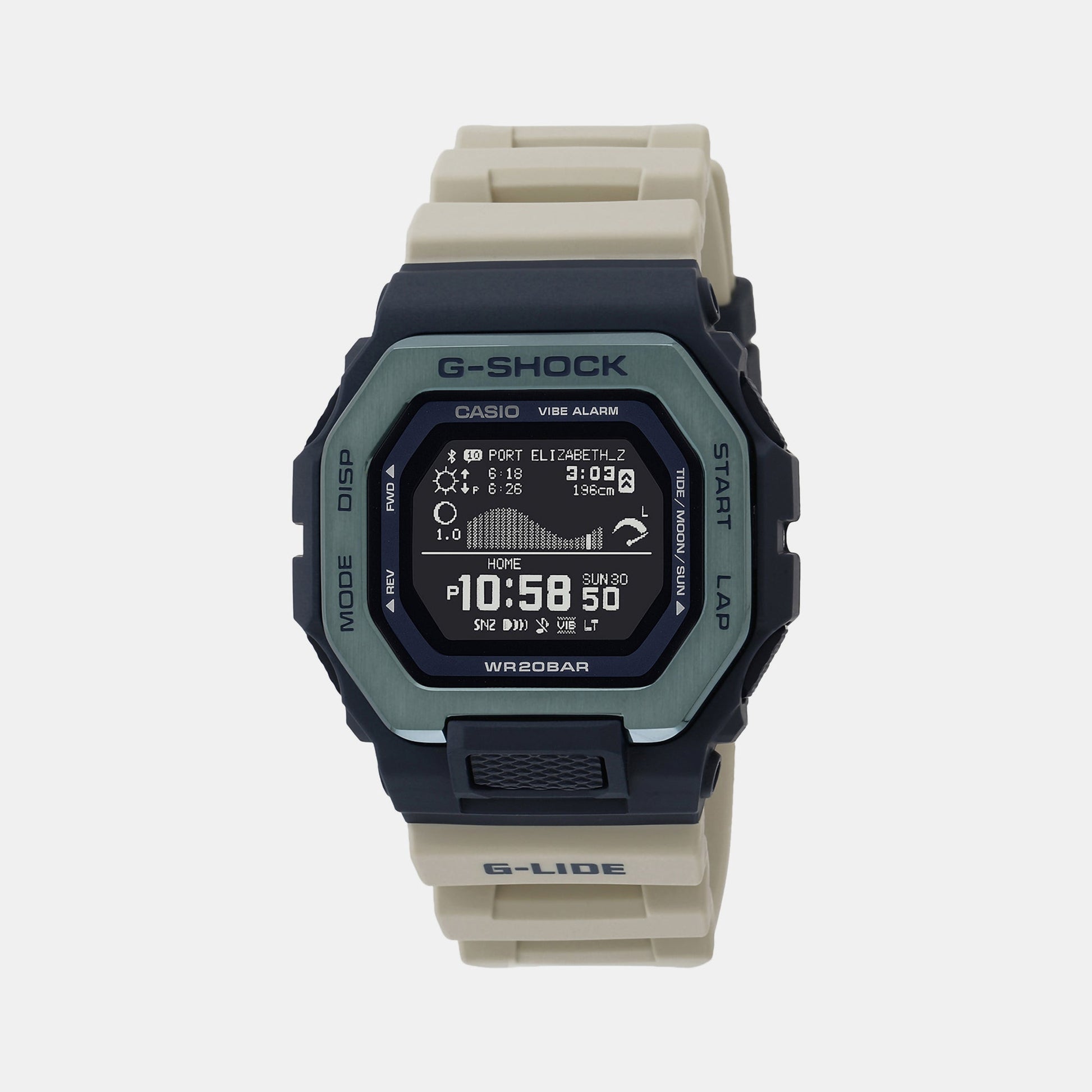 G-Shock Men Quartz Blue Dial Digital Resin Watch G1390