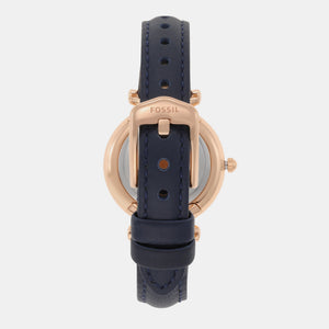 Carlie Women Quartz Two Tone Dial Analog Leather Watch ES4502