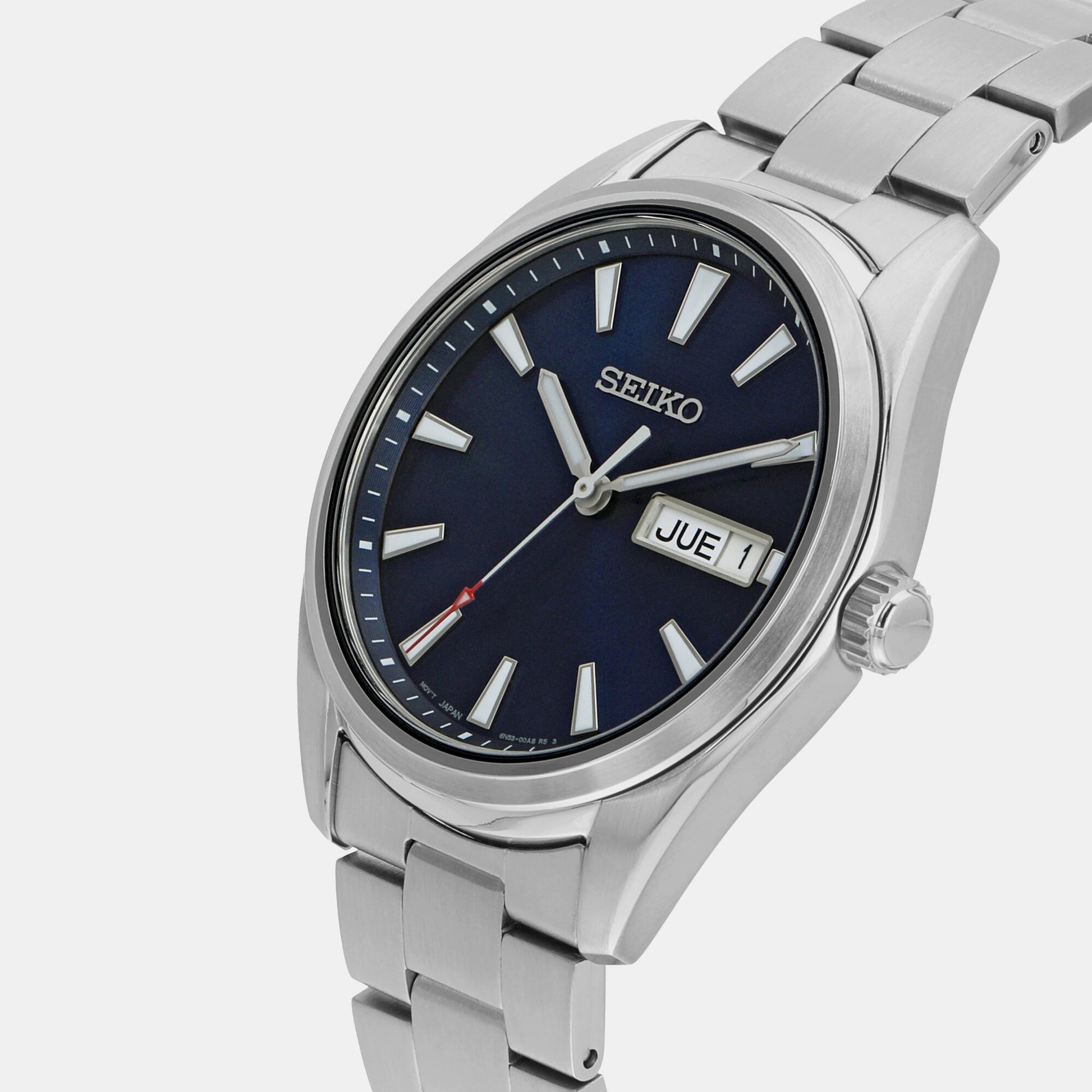 Dress Men Quartz Blue Dial Analog Stainless Steel Watch SUR341P1