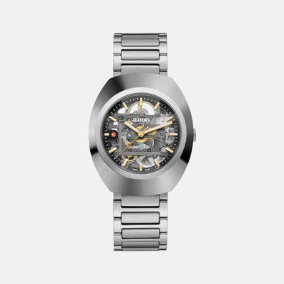 Diastar Unisex Automatic Black Dial Analog Stainless Steel Watch R12162153