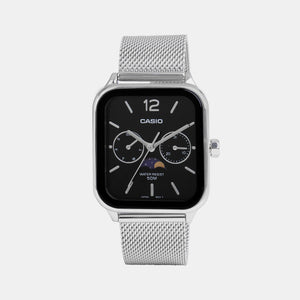 Enticer Men Quartz Grey Dial Chronograph Stainless Steel Watch A2188