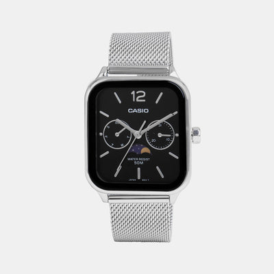 Enticer Men Quartz Grey Dial Chronograph Stainless Steel Watch A2188