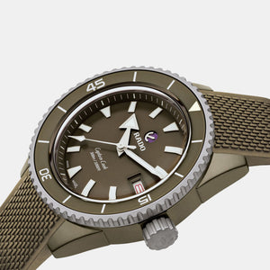 Captain Cook Men Automatic Brown Dial Analog Rubber Watch R32130318