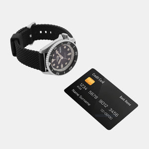 5 Sports Men Automatic Black Dial Analog Silicone Watch SRPD73K2