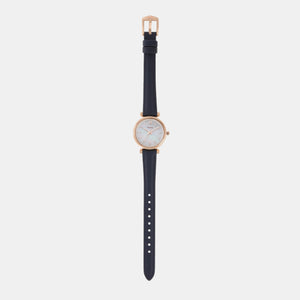 Carlie Women Quartz Two Tone Dial Analog Leather Watch ES4502