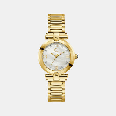 Fusion Women Quartz White Dial Analog Stainless Steel Watch Y96002L1MF