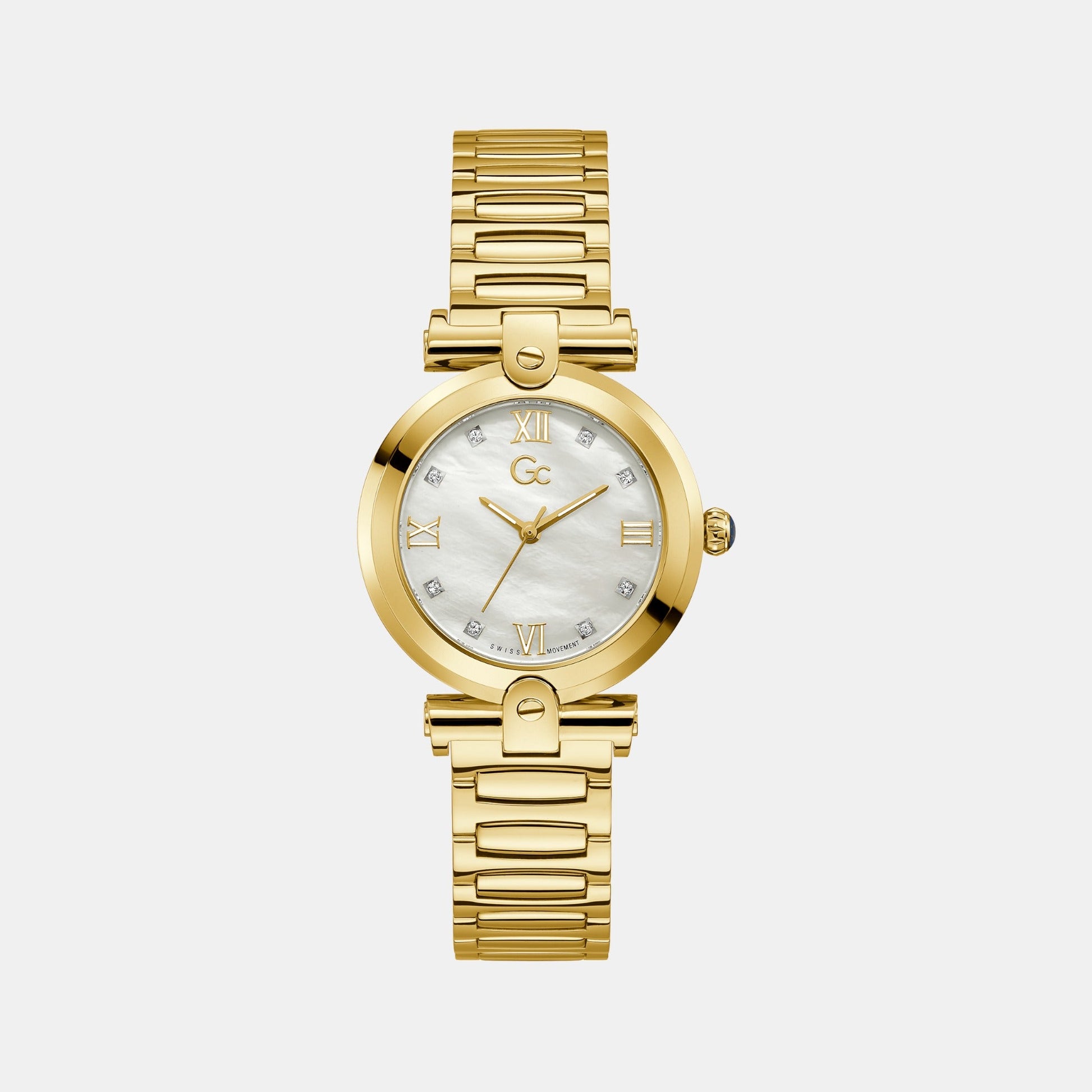 Fusion Women Quartz White Dial Analog Stainless Steel Watch Y96002L1MF