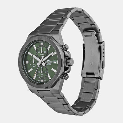 Edifice Men Quartz Green Dial Chronograph Stainless Steel Watch ED586