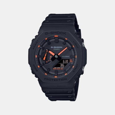 G-Shock Men Quartz Black Dial Analog Resin Watch G1231