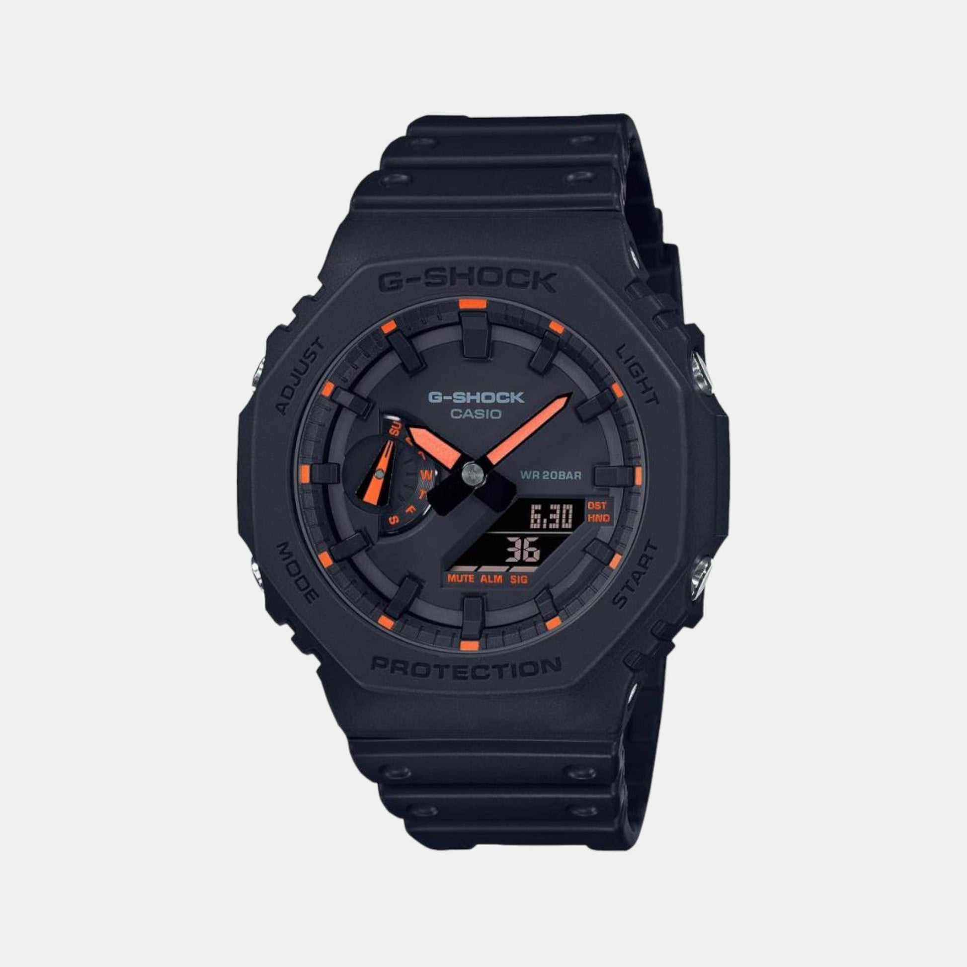 G-Shock Men Quartz Black Dial Analog Resin Watch G1231
