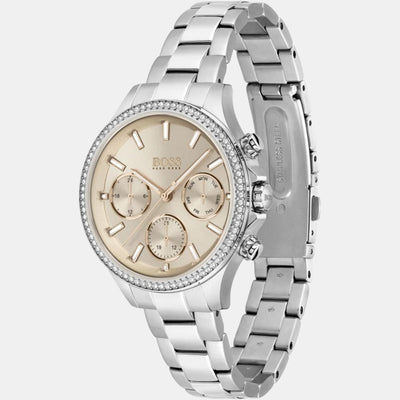 Hera Women Quartz Pink Dial Chronograph Stainless Steel Watch 1502565