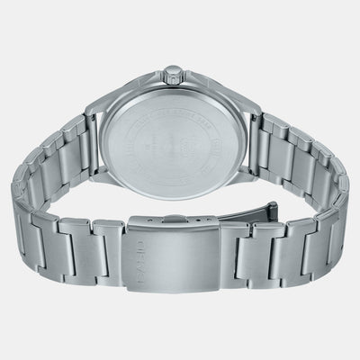 Enticer Men Quartz Blue Dial Analog Stainless Steel Watch A2100