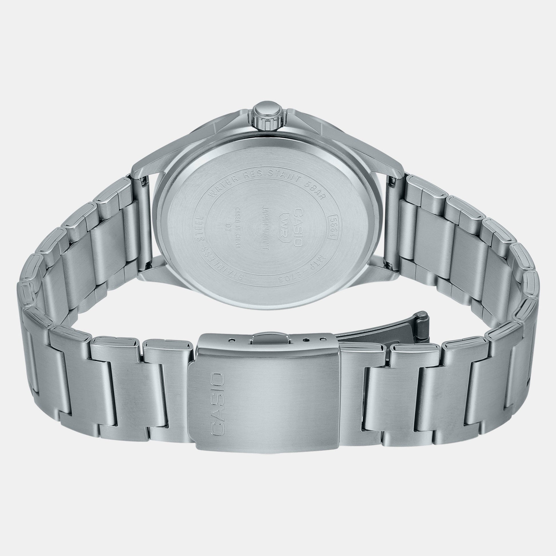 Enticer Men Quartz Blue Dial Analog Stainless Steel Watch A2100