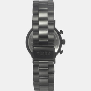Fashion Men Quartz Black Dial Chronograph Stainless Steel Watch TWEG20010