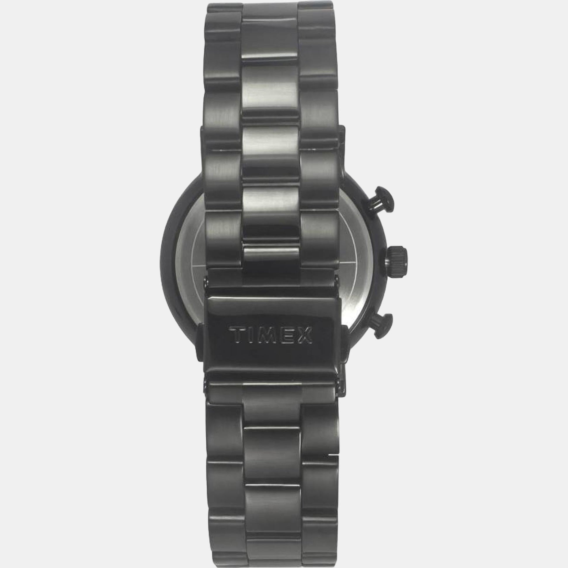 Fashion Men Quartz Black Dial Chronograph Stainless Steel Watch TWEG20010