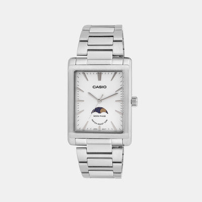 Enticer Men Quartz White Dial Analog Stainless Steel Watch A2171
