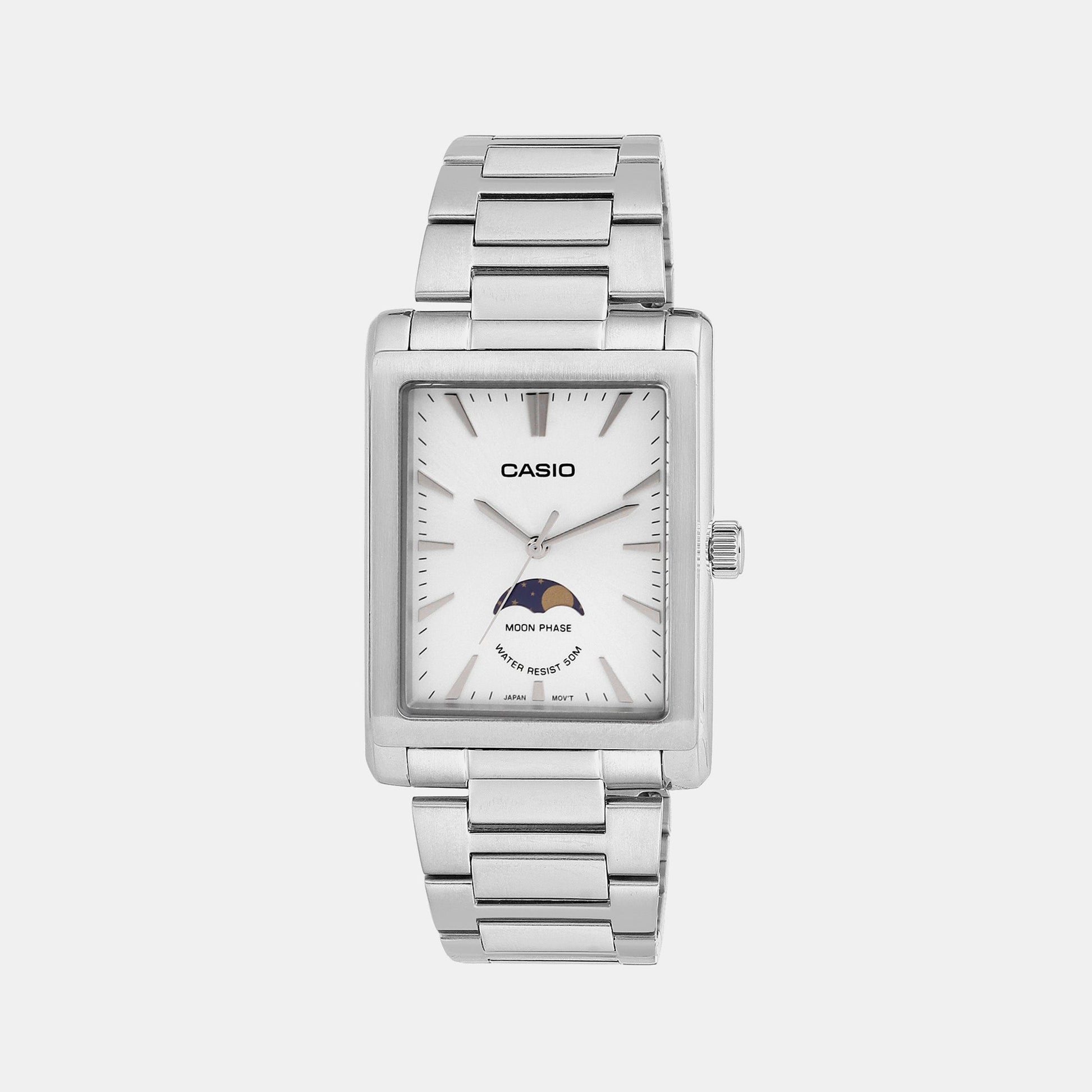 Enticer Men Quartz White Dial Analog Stainless Steel Watch A2171