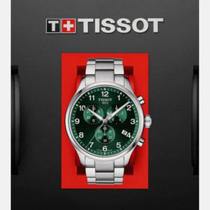 Chrono XL Classic Men Quartz Green Dial Chronograph Stainless steel Watch T1166171109200
