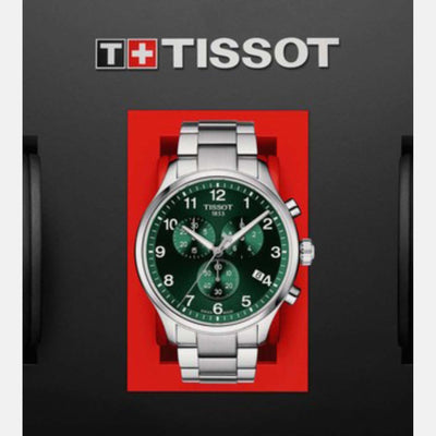 Chrono XL Classic Men Quartz Green Dial Chronograph Stainless steel Watch T1166171109200