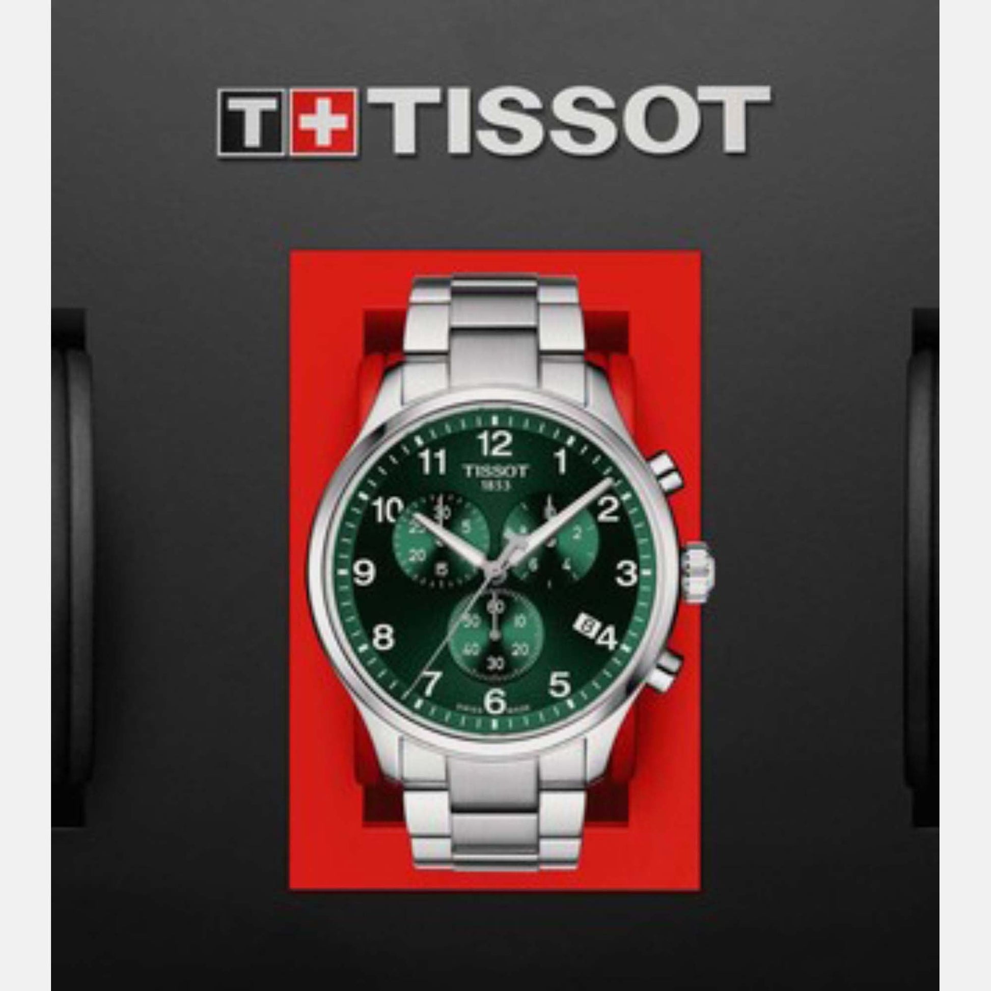 Chrono XL Classic Men Quartz Green Dial Chronograph Stainless steel Watch T1166171109200