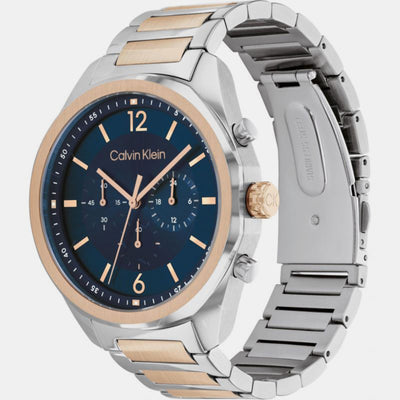 Ck Force Men Quartz Blue Dial Chronograph Stainless Steel Watch 25200265