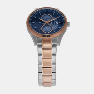 Dante Men Quartz Blue Dial Chronograph Stainless Steel Watch AX1874