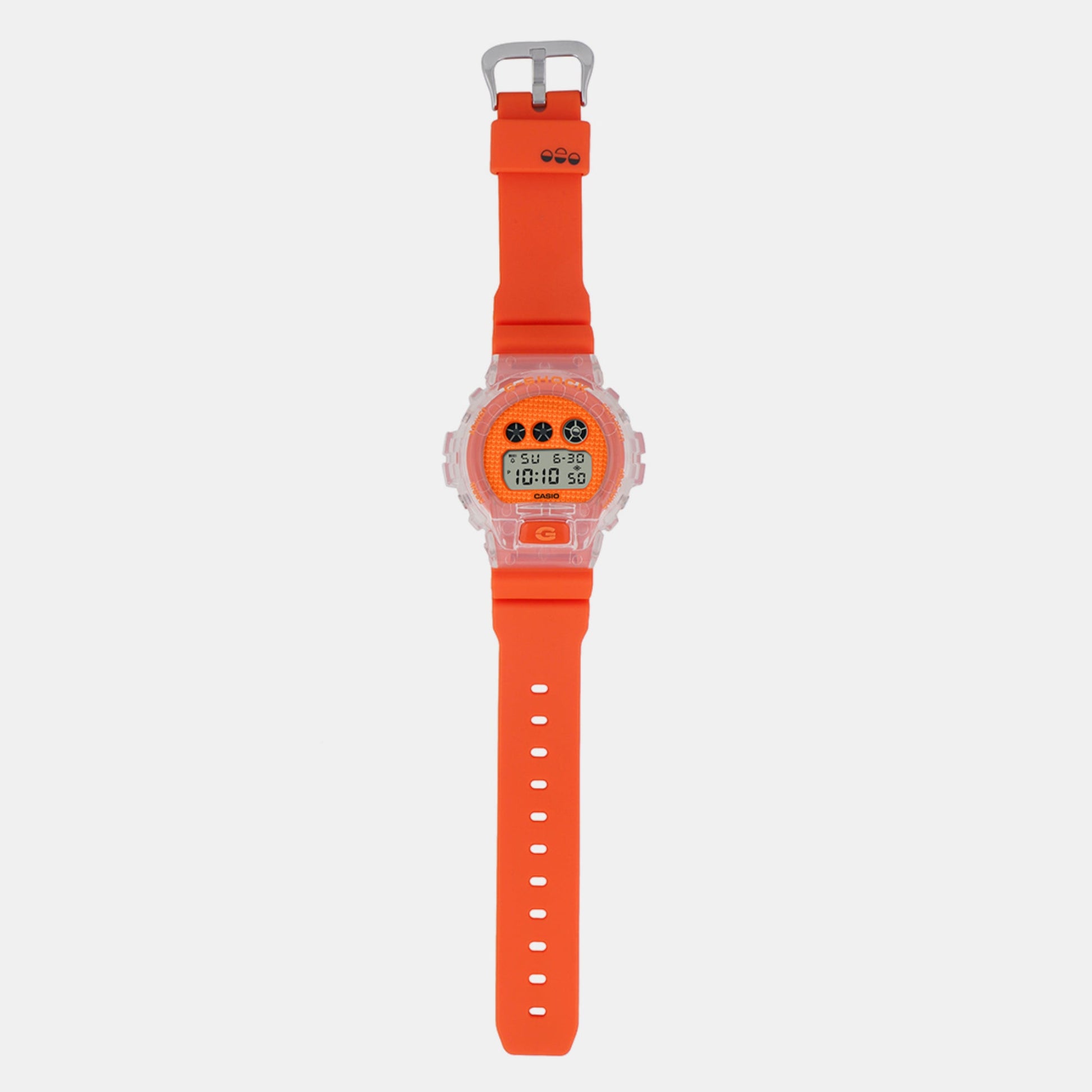 G-Shock Men Quartz Orange Dial Digital Resin Watch G1362