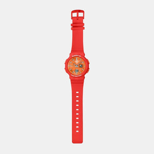 Baby-G Women Quartz Orange Dial Analog-Digital Resin Watch BX154